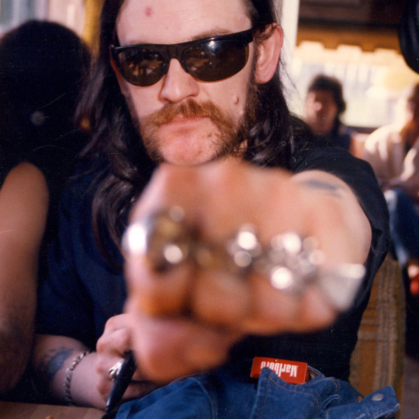 Lemmy in Tour Bus circa 1986